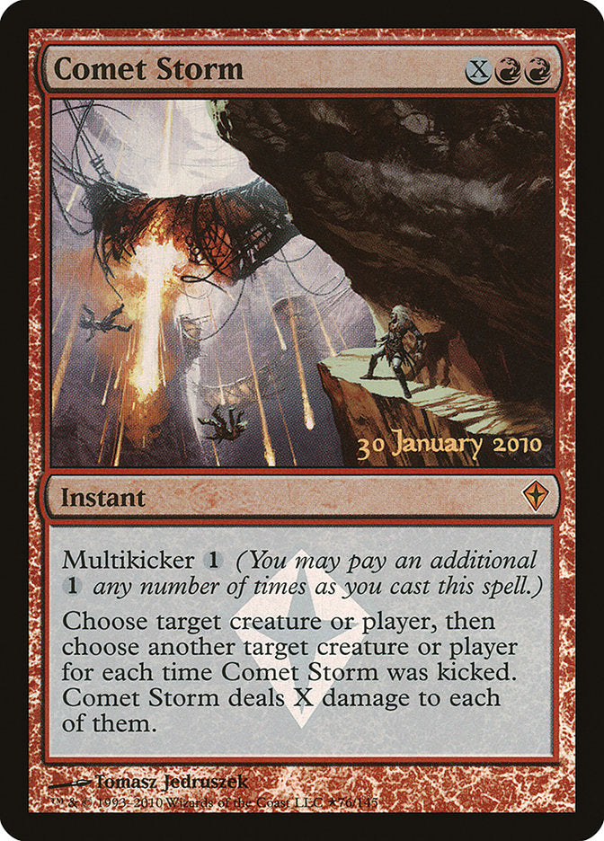 Comet Storm 76 (Prerelease Cards)  - Foil | Good Games Adelaide SA