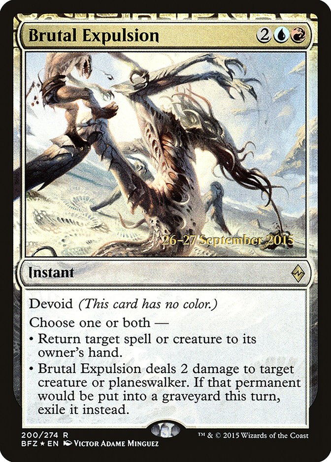 Brutal Expulsion 200 (Prerelease Cards)  - Foil | Good Games Adelaide SA