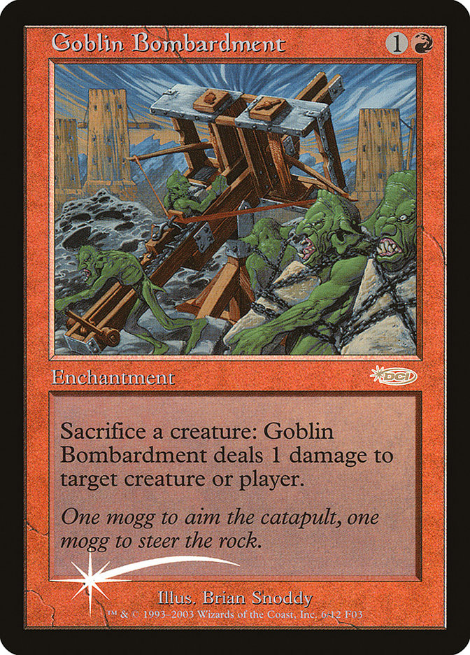 Goblin Bombardment 6/13 (FNM Promos)  - Foil | Good Games Adelaide SA