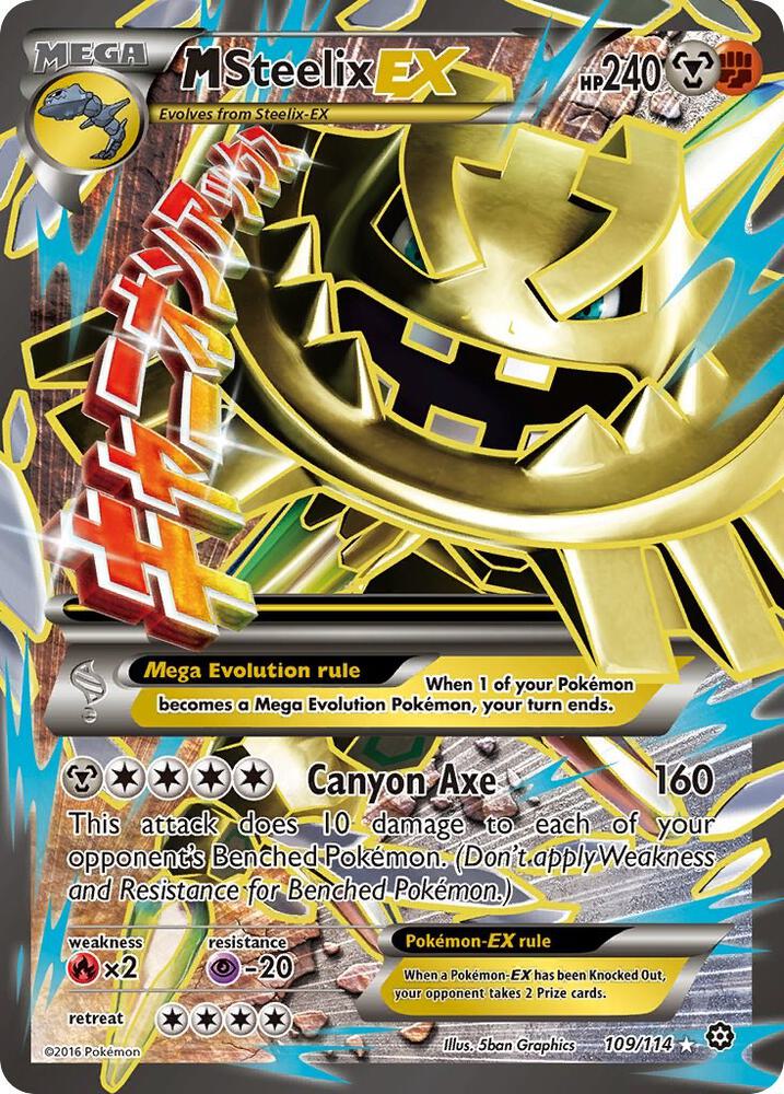 M Steelix EX Full Art 109/114 (XY - Steam Siege)  - Holofoil | Good Games Adelaide SA