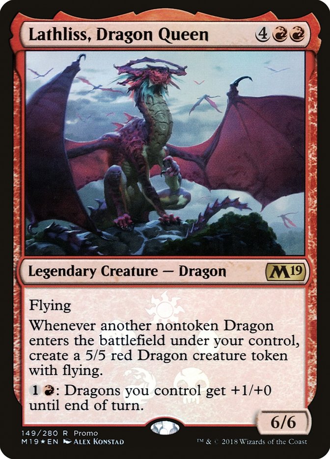 Lathliss, Dragon Queen 149 (Media Promos)  - Foil | Good Games Adelaide SA