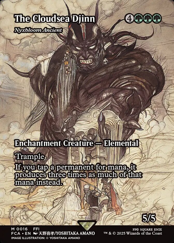 The Cloudsea Djinn Nyxbloom Ancient 16 (FINAL FANTASY: Through the Ages)  - Foil | Good Games Adelaide SA