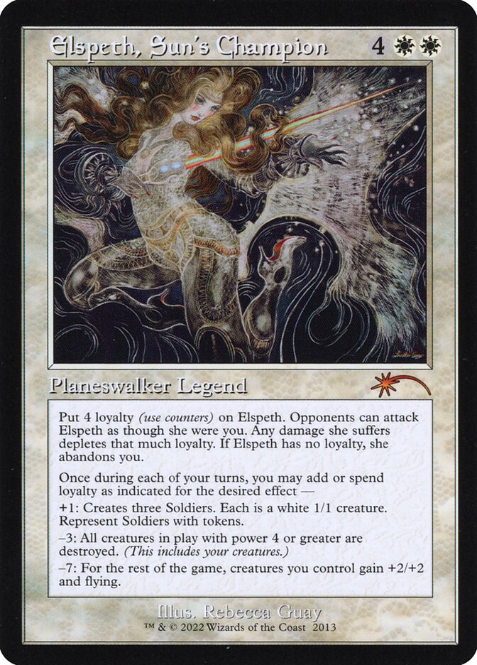 Elspeth, Sun's Champion 2013 (Secret Lair Countdown Kit)  - Retro Foil | Good Games Adelaide SA