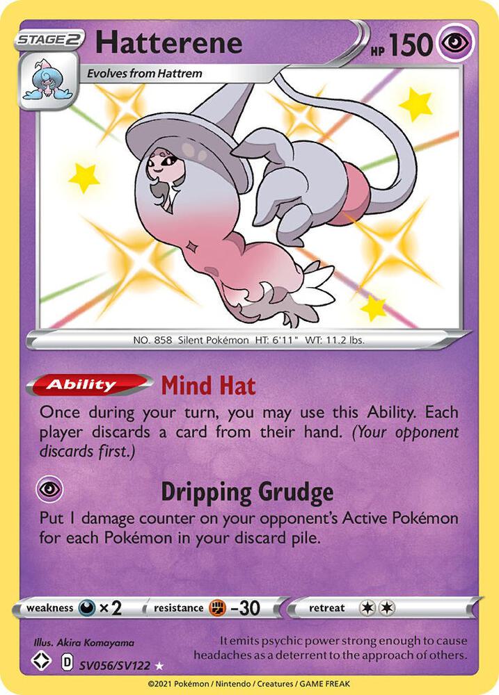 Hatterene SV056/SV122 (Shining Fates: Shiny Vault)  - Holofoil | Good Games Adelaide SA