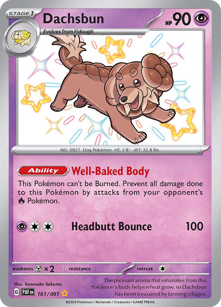 Dachsbun 161/091 (SV: Paldean Fates)  - Holofoil | Good Games Adelaide SA