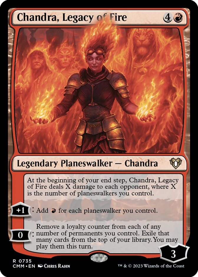 Chandra, Legacy of Fire 735 (Commander Masters)  | Good Games Adelaide SA