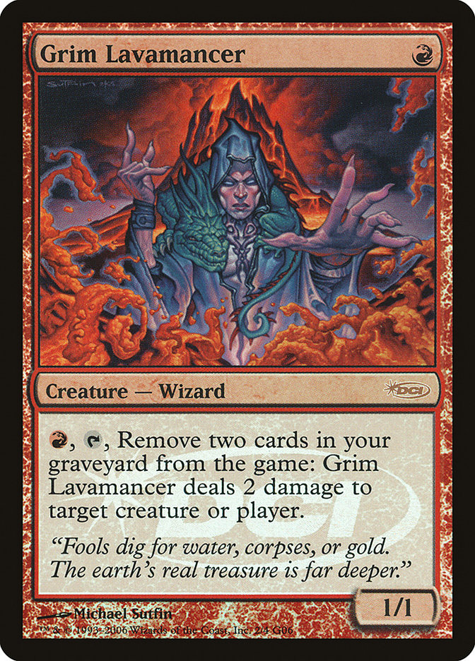 Grim Lavamancer 2 (Judge Promos)  - Foil | Good Games Adelaide SA