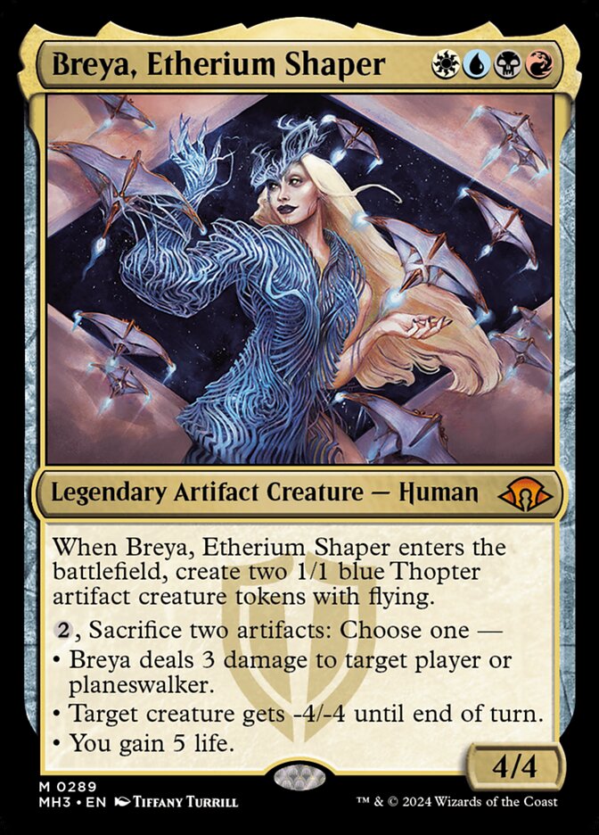 Breya, Etherium Shaper 289 (Modern Horizons 3)  - Foil | Good Games Adelaide SA