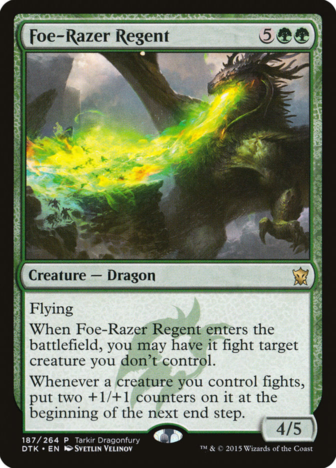 Foe-Razer Regent 187 (Tarkir Dragonfury Promos)  | Good Games Adelaide SA
