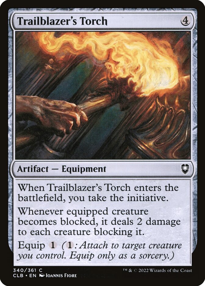 Trailblazer's Torch 340 (Commander Legends: Battle for Baldur's Gate)  - Foil | Good Games Adelaide SA