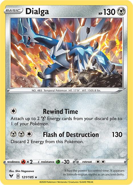 Dialga 121/185 (SWSH04: Vivid Voltage)  - Holofoil | Good Games Adelaide SA
