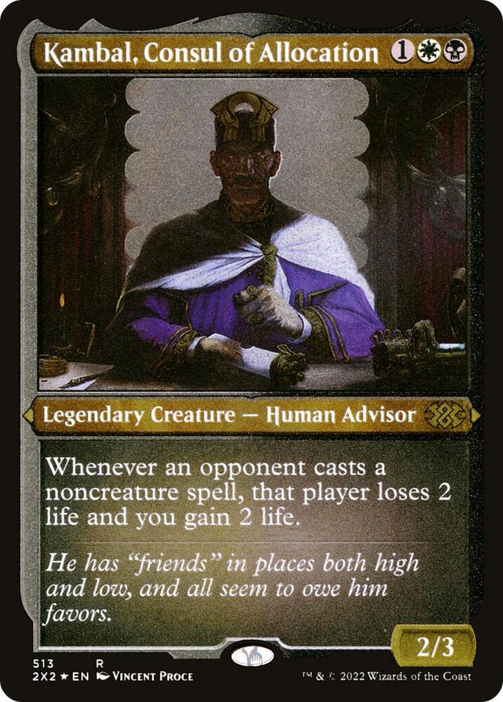 Kambal Consul of Allocation Foil Etched 513 (Double Masters 2022)  - Foil | Good Games Adelaide SA