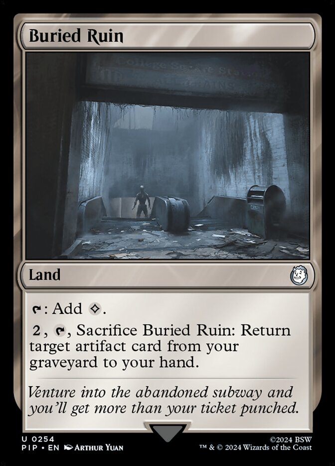 Buried Ruin 254 (Universes Beyond: Fallout)  | Good Games Adelaide SA
