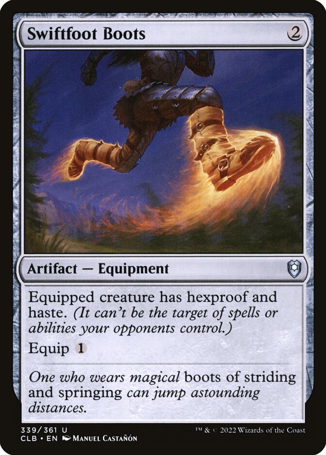 Swiftfoot Boots 339 (Commander Legends: Battle for Baldur's Gate)  | Good Games Adelaide SA
