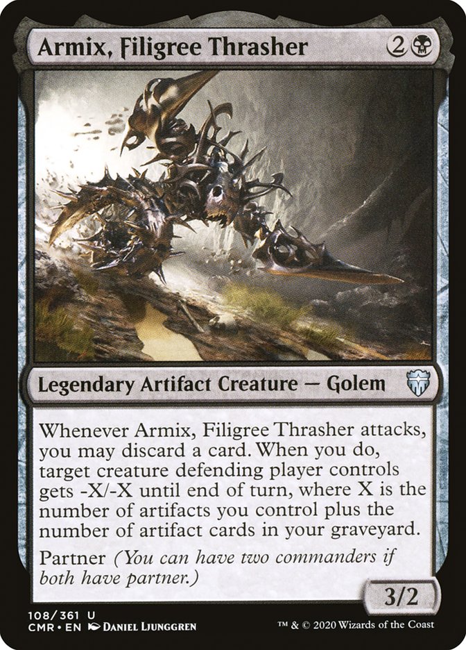 Armix, Filigree Thrasher 108 (Commander Legends)  - Foil | Good Games Adelaide SA