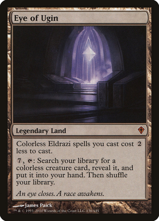 Eye of Ugin 136 (Worldwake)  - Foil | Good Games Adelaide SA