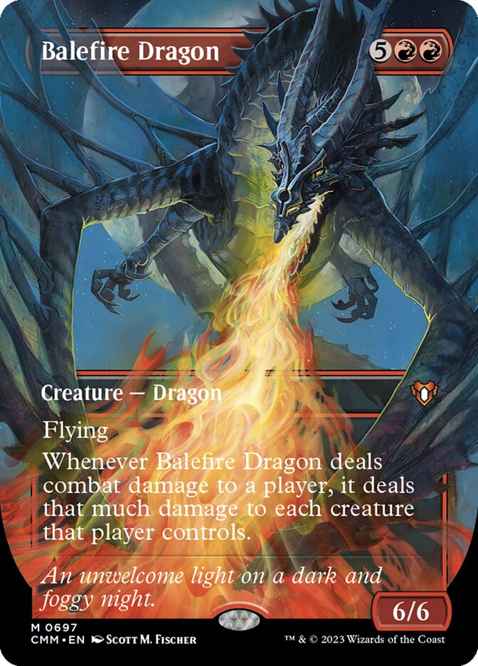 Balefire Dragon 697 (Commander Masters)  - Foil | Good Games Adelaide SA