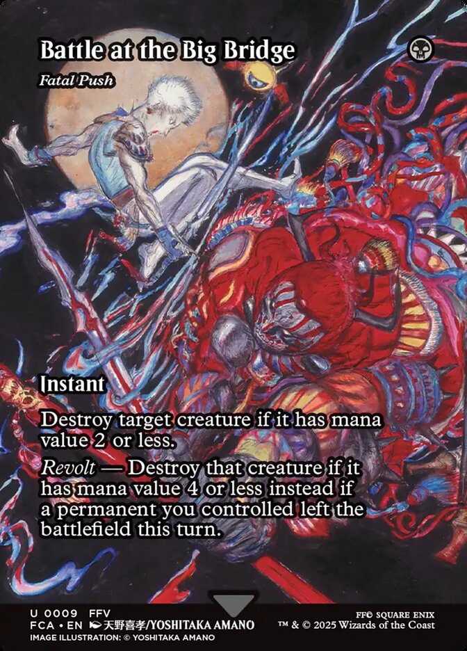 Battle at the Big Bridge Fatal Push 9/0 (FINAL FANTASY: Through the Ages)  - Showcase Foil | Good Games Adelaide SA
