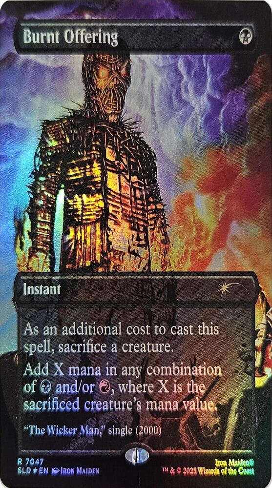 Burnt Offering Rainbow Foil 7047 (Secret Lair Drop Series)  - Foil | Good Games Adelaide SA