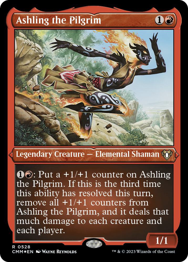 Ashling the Pilgrim 528 (Commander Masters)  - Etched Foil | Good Games Adelaide SA