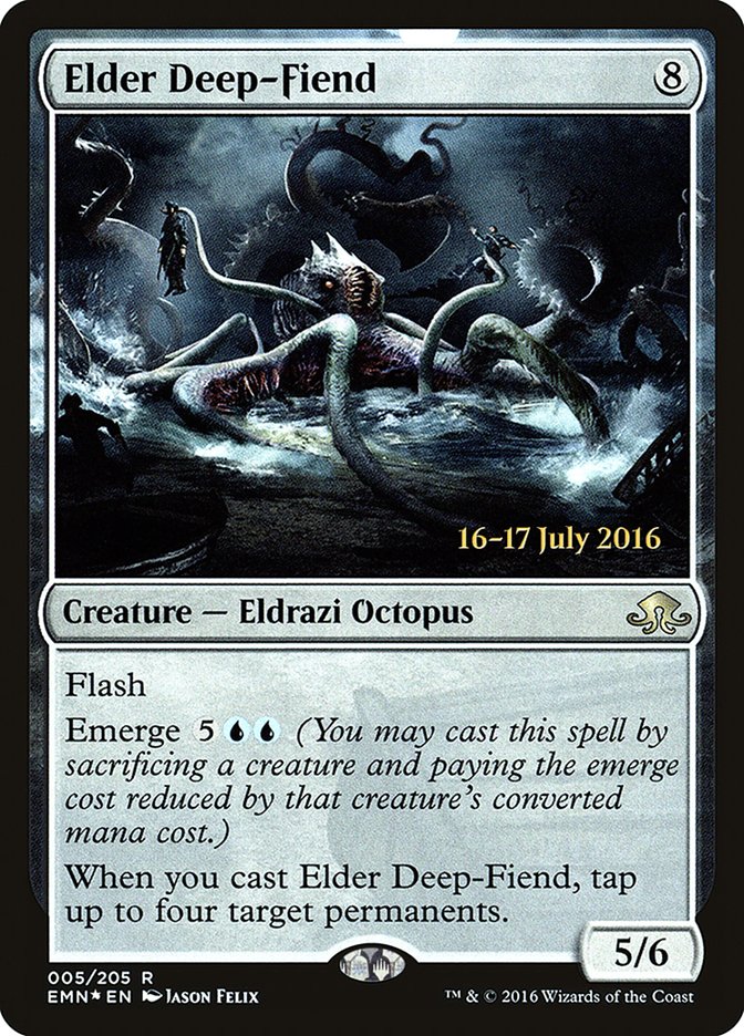 Elder Deep-Fiend 5 (Prerelease Cards)  - Foil | Good Games Adelaide SA