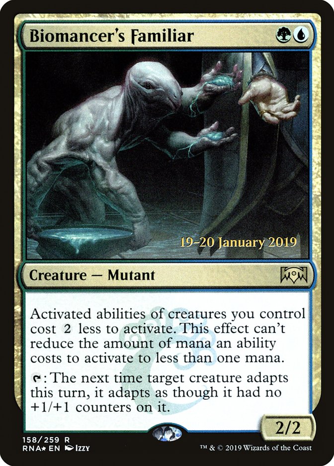 Biomancer's Familiar 158 (Prerelease Cards)  - Foil | Good Games Adelaide SA
