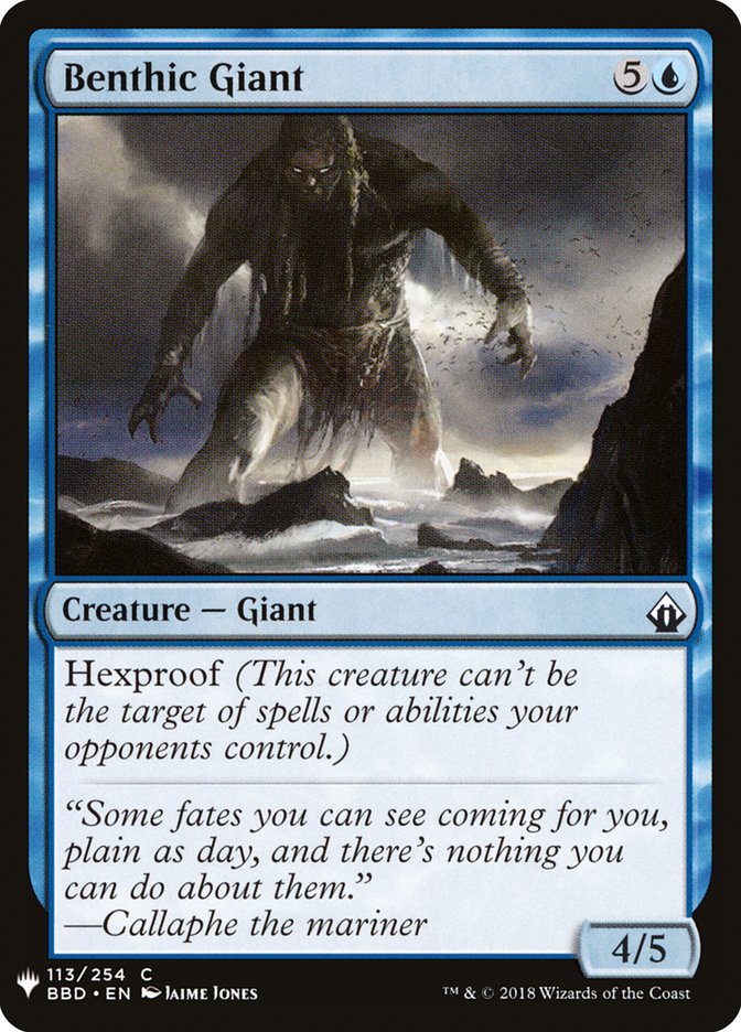 Benthic Giant 113 (The List Reprints)  | Good Games Adelaide SA