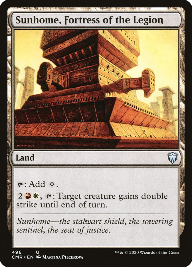 Sunhome, Fortress of the Legion 496 (Commander Legends)  | Good Games Adelaide SA