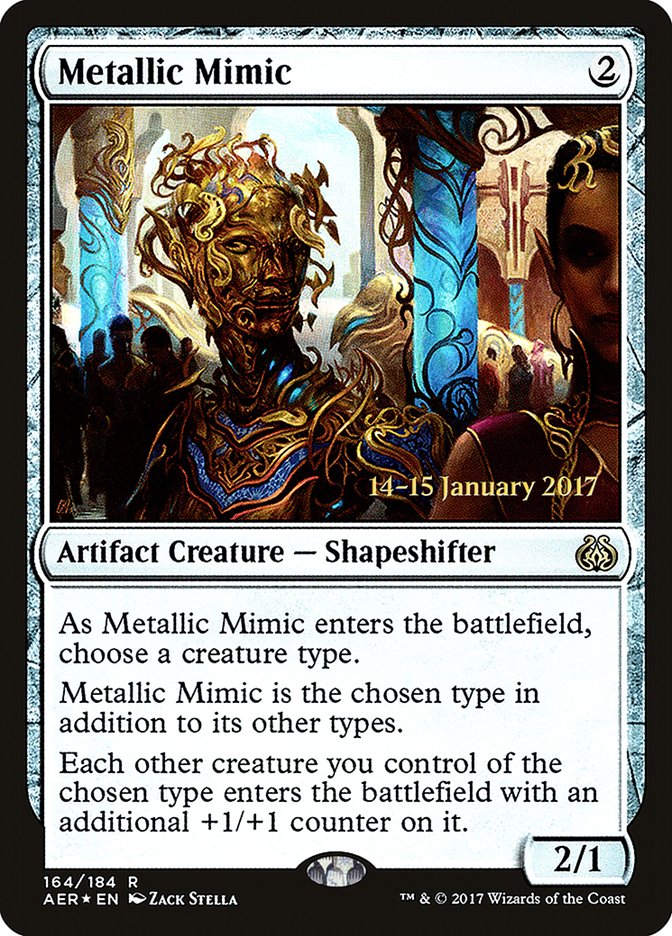 Metallic Mimic 164 (Prerelease Cards)  - Foil | Good Games Adelaide SA