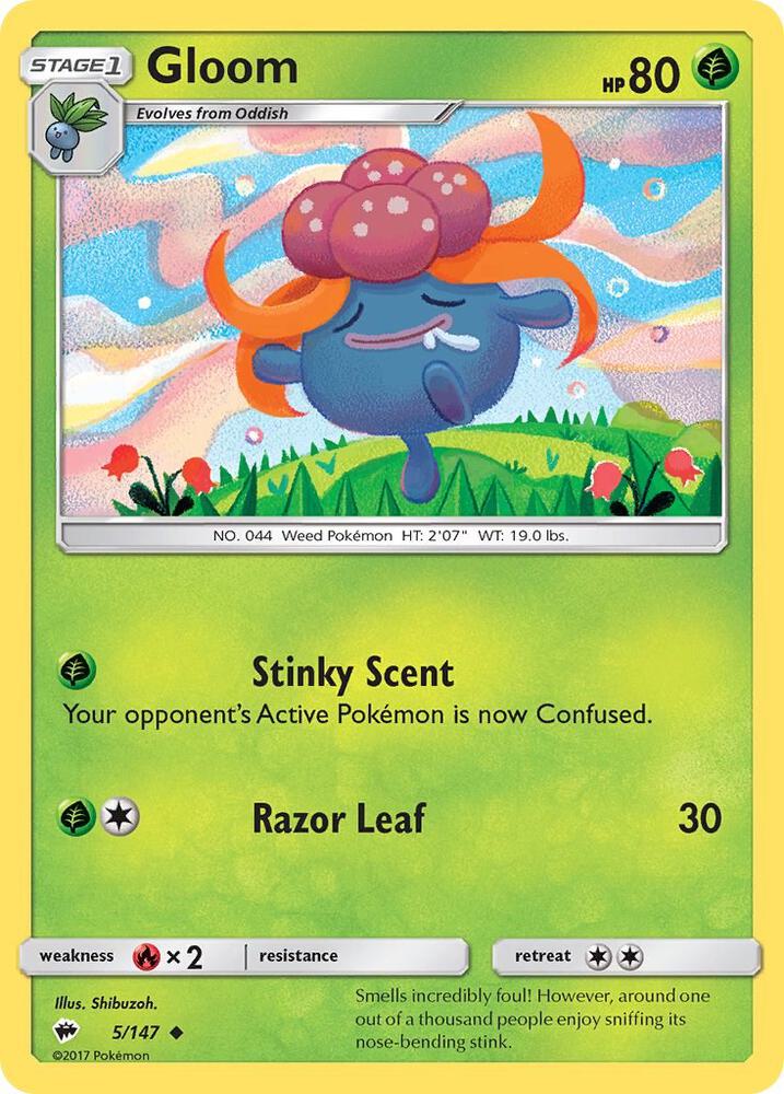 Gloom 5/147 (SM - Burning Shadows)  | Good Games Adelaide SA