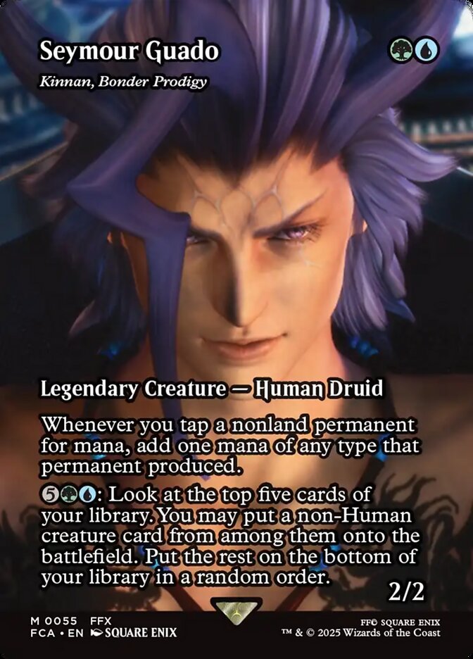 Seymour Guado Kinnan Bonder Prodigy 55/0 (FINAL FANTASY: Through the Ages)  - Showcase Foil | Good Games Adelaide SA