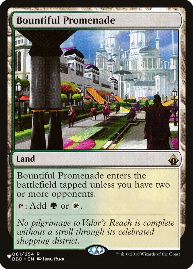 Bountiful Promenade 081/254 (The List Reprints)  | Good Games Adelaide SA