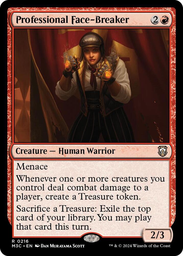 Professional Face-Breaker 216/411 (Commander: Modern Horizons 3)  - Ripple Foil | Good Games Adelaide SA