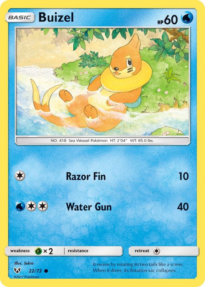 Buizel 22/73 (Shining Legends)  | Good Games Adelaide SA