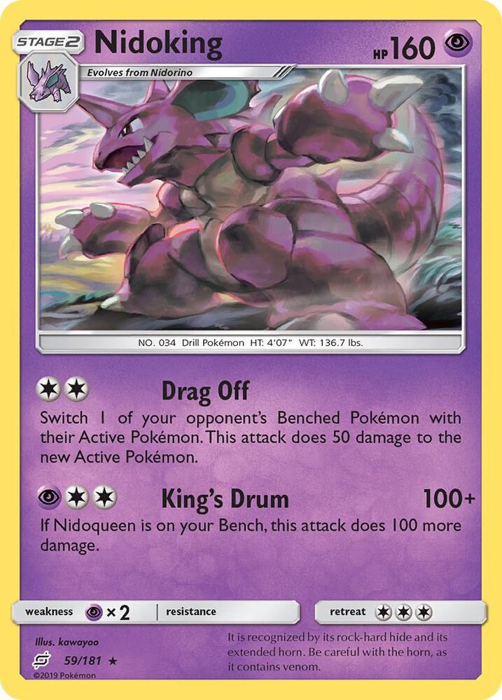 Nidoking 59/181 (SM - Team Up)  | Good Games Adelaide SA