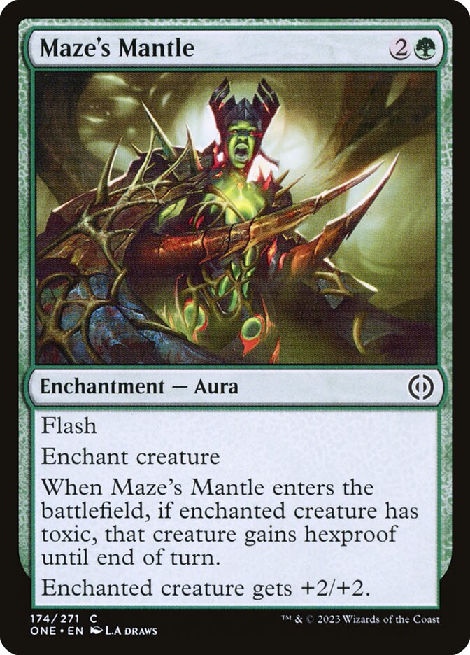 Maze's Mantle 174 (Phyrexia: All Will Be One)  - Foil | Good Games Adelaide SA