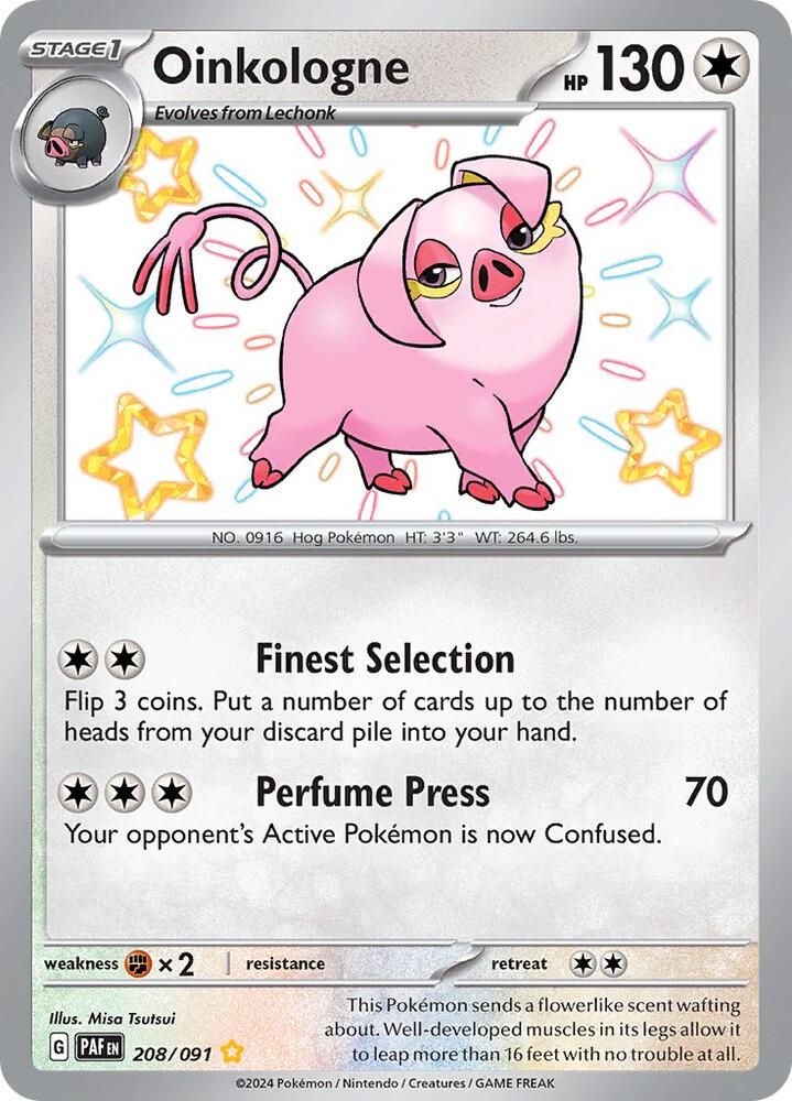 Oinkologne 208/091 (SV: Paldean Fates)  - Holofoil | Good Games Adelaide SA