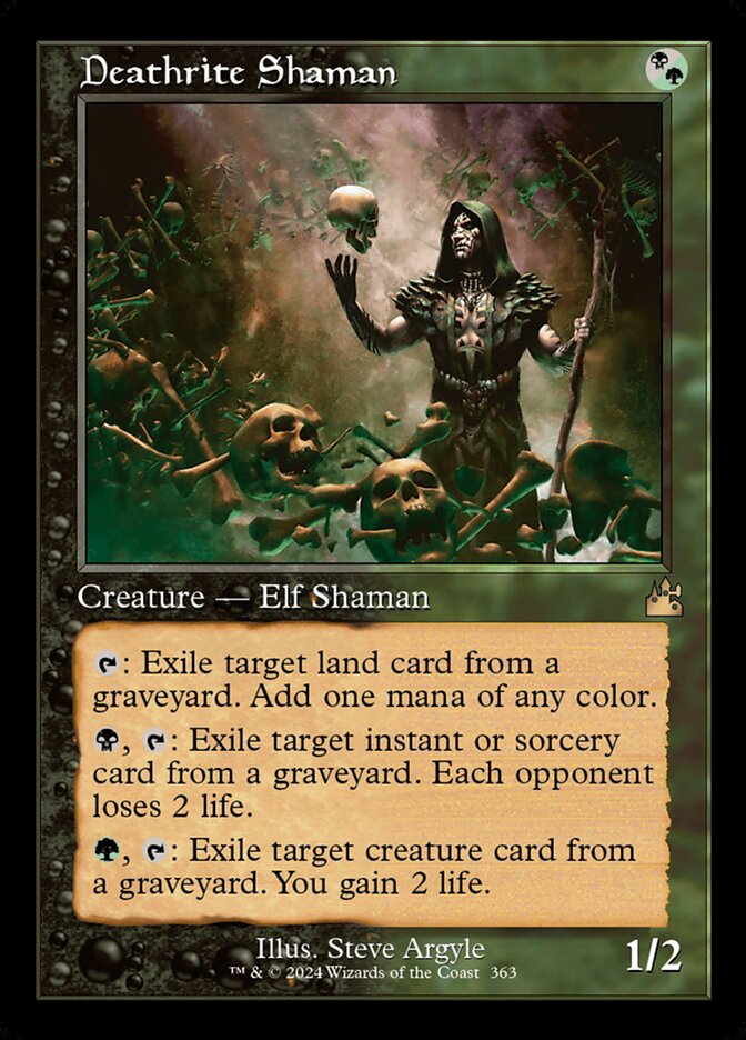 Deathrite Shaman 363 (Ravnica Remastered)  | Good Games Adelaide SA
