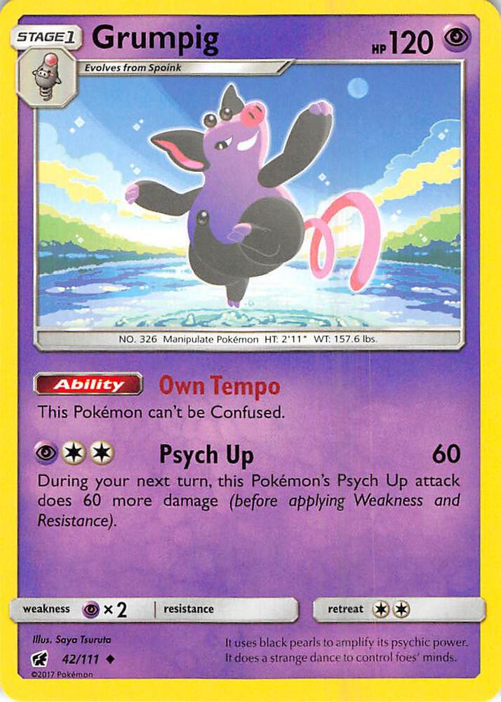 Grumpig 42/111 (SM - Crimson Invasion)  | Good Games Adelaide SA