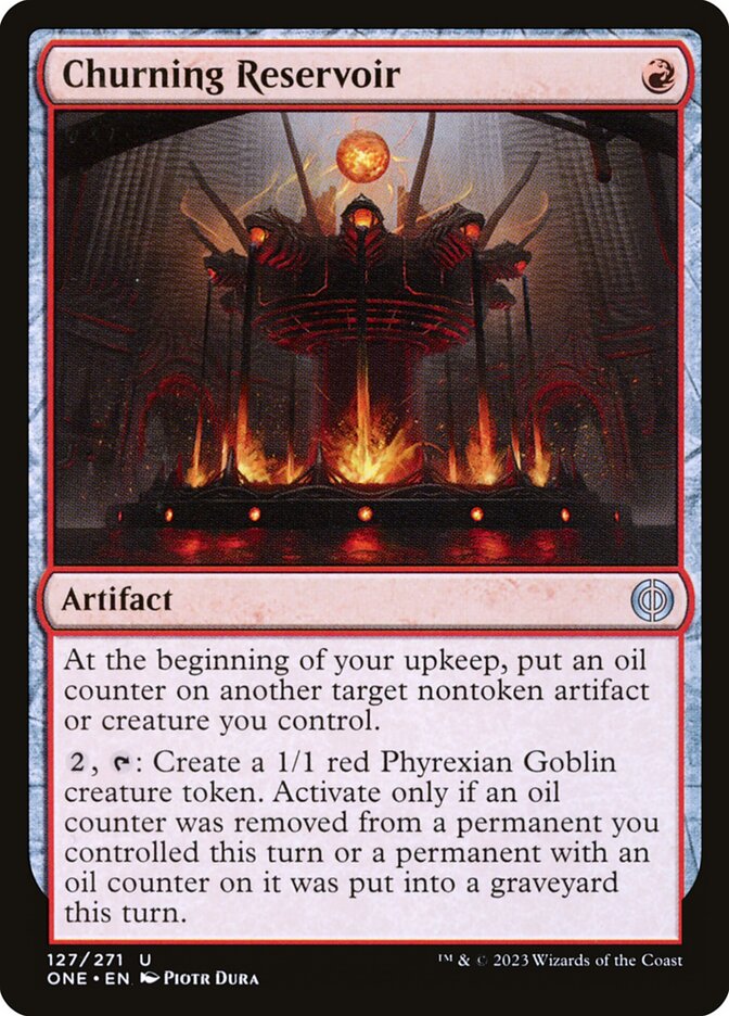Churning Reservoir 127 (Phyrexia: All Will Be One)  | Good Games Adelaide SA