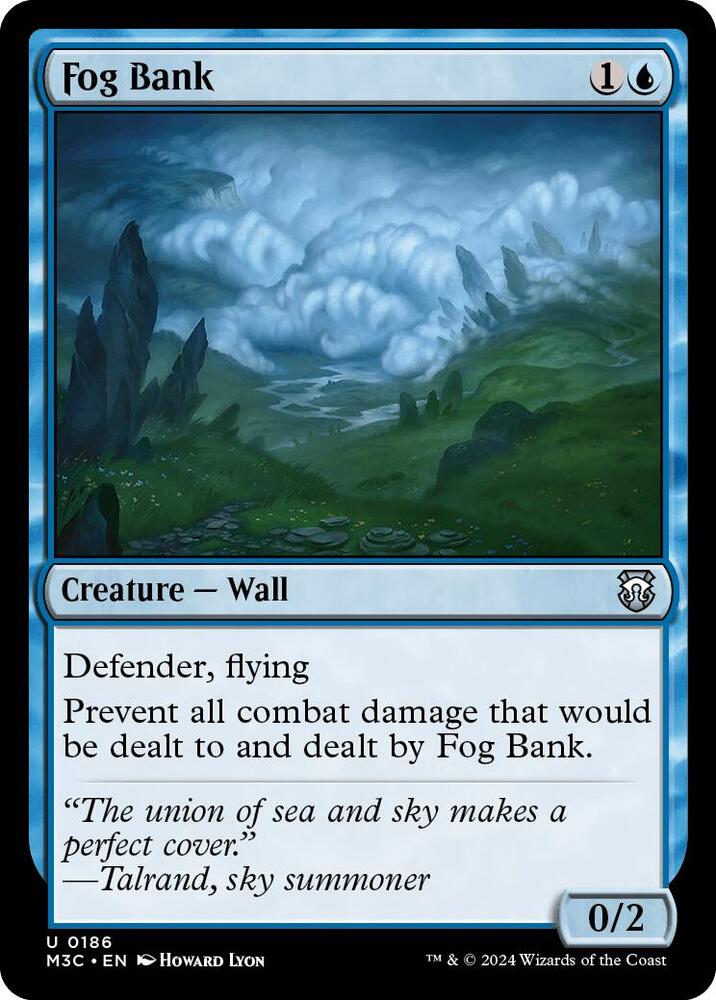 Fog Bank 186/411 (Commander: Modern Horizons 3)  - Ripple Foil | Good Games Adelaide SA