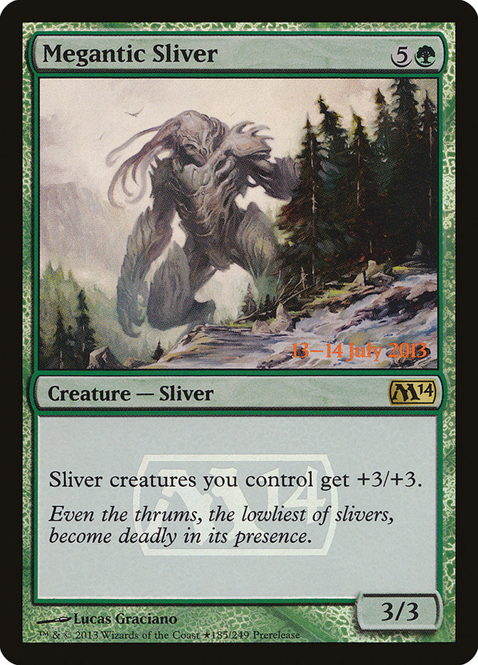 Megantic Sliver 185 (Prerelease Cards)  - Foil | Good Games Adelaide SA