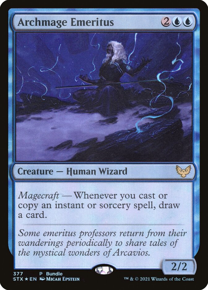 Archmage Emeritus STX Bundle 377 (Unique and Miscellaneous Promos)  - Foil | Good Games Adelaide SA