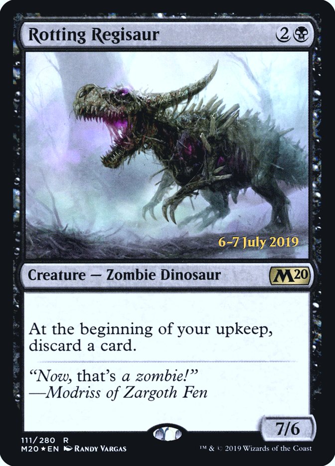 Rotting Regisaur 111 (Prerelease Cards)  - Foil | Good Games Adelaide SA