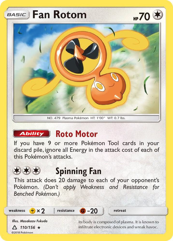 Fan Rotom 110/156 (SM - Ultra Prism)  | Good Games Adelaide SA