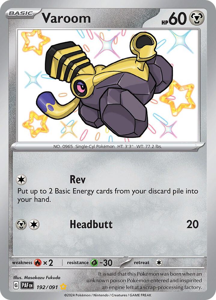 Varoom 192/091 (SV: Paldean Fates)  - Holofoil | Good Games Adelaide SA
