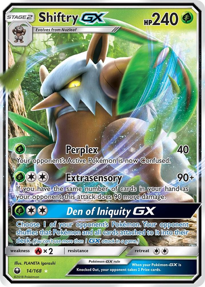 Shiftry GX 14/168 (SM - Celestial Storm)  - Holofoil | Good Games Adelaide SA