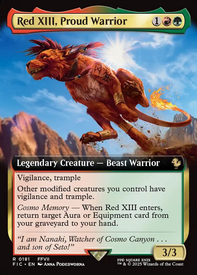 Red XIII, Proud Warrior 181 (Commander: FINAL FANTASY)  | Good Games Adelaide SA
