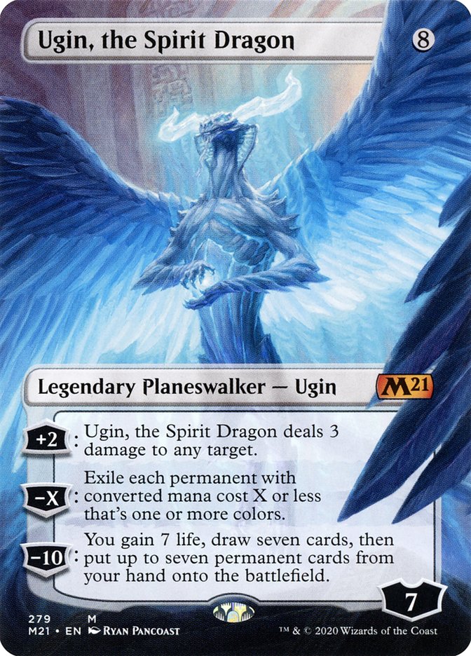 Ugin, the Spirit Dragon 279 (Core Set 2021)  - Foil | Good Games Adelaide SA