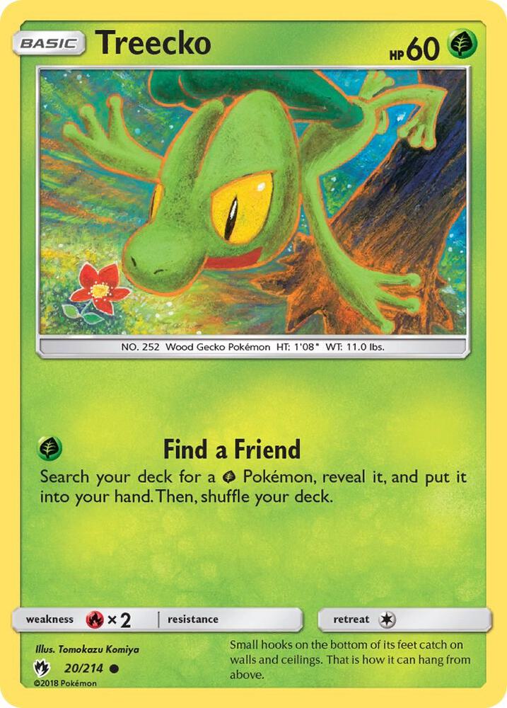 Treecko 20/214 (SM - Lost Thunder)  | Good Games Adelaide SA